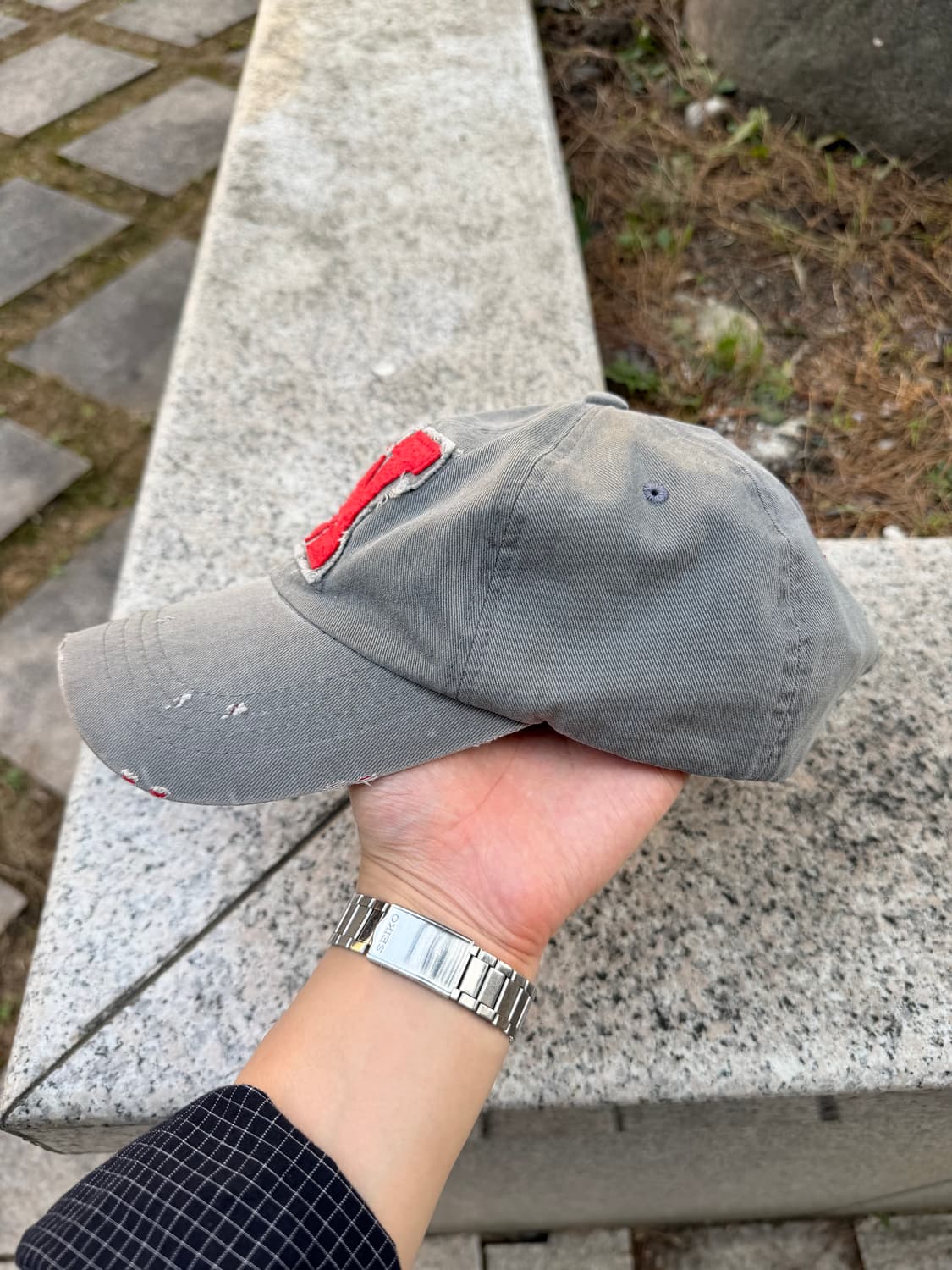 Vtg 빈티지 디스트로이드 볼캡 상품이미지3