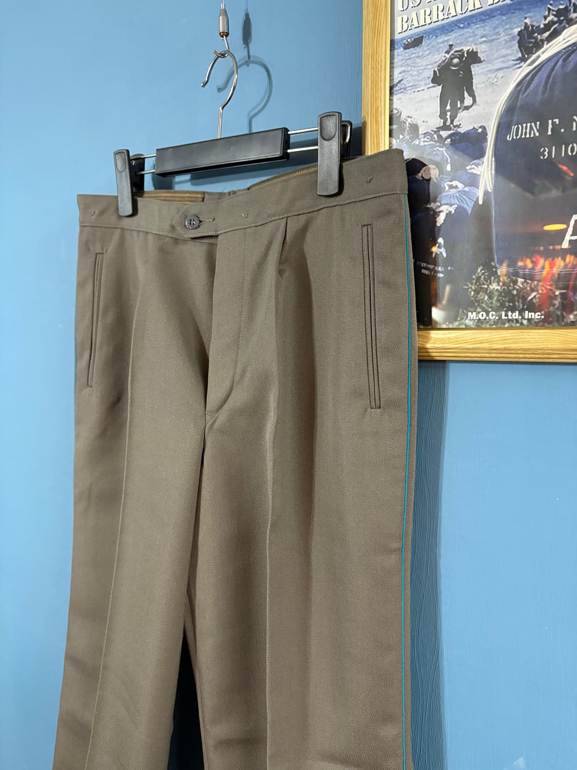 rare!! 50-60's  East German Piping Dress 상품이미지2