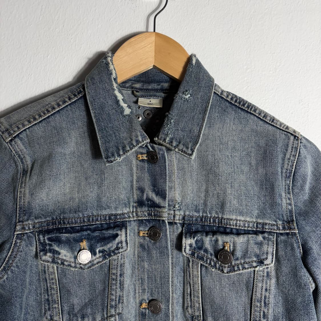GAP 빈티지 데님 청자켓(S) 상품이미지3