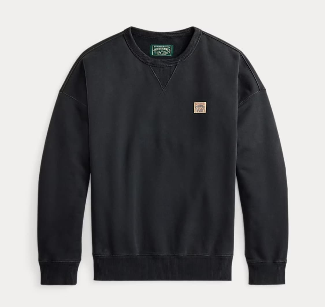 폴로 컨트리 루프백 릴렉스핏 스웻 블랙 M 상품이미지1