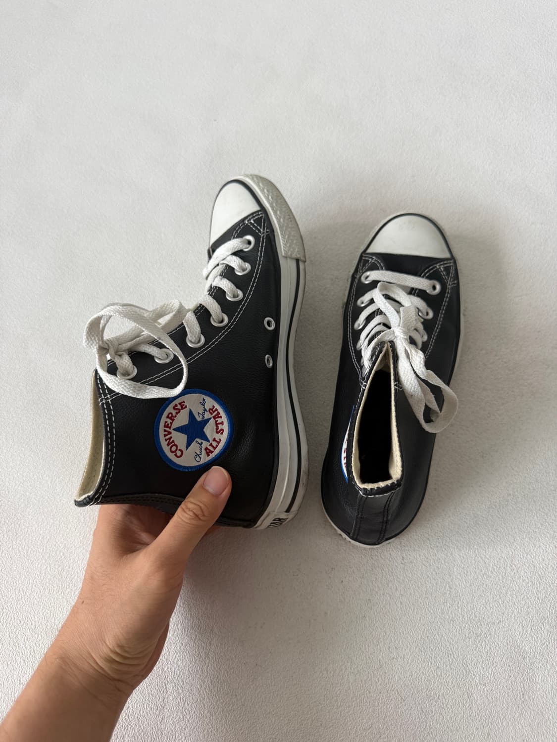 [240]컨버스(Converse) 레더 하이탑 상품이미지5
