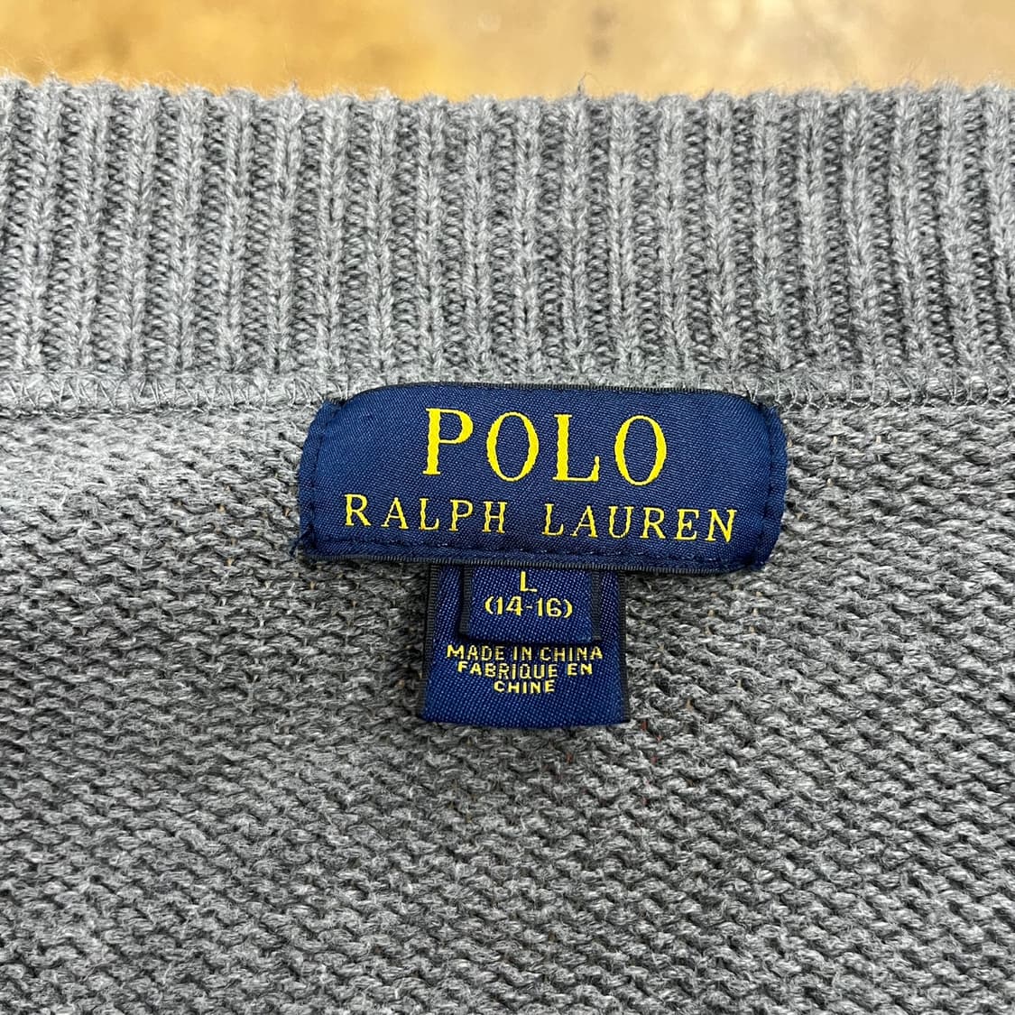 폴로 랄프로렌 그레이 빅포니 니트 집업  상품이미지5