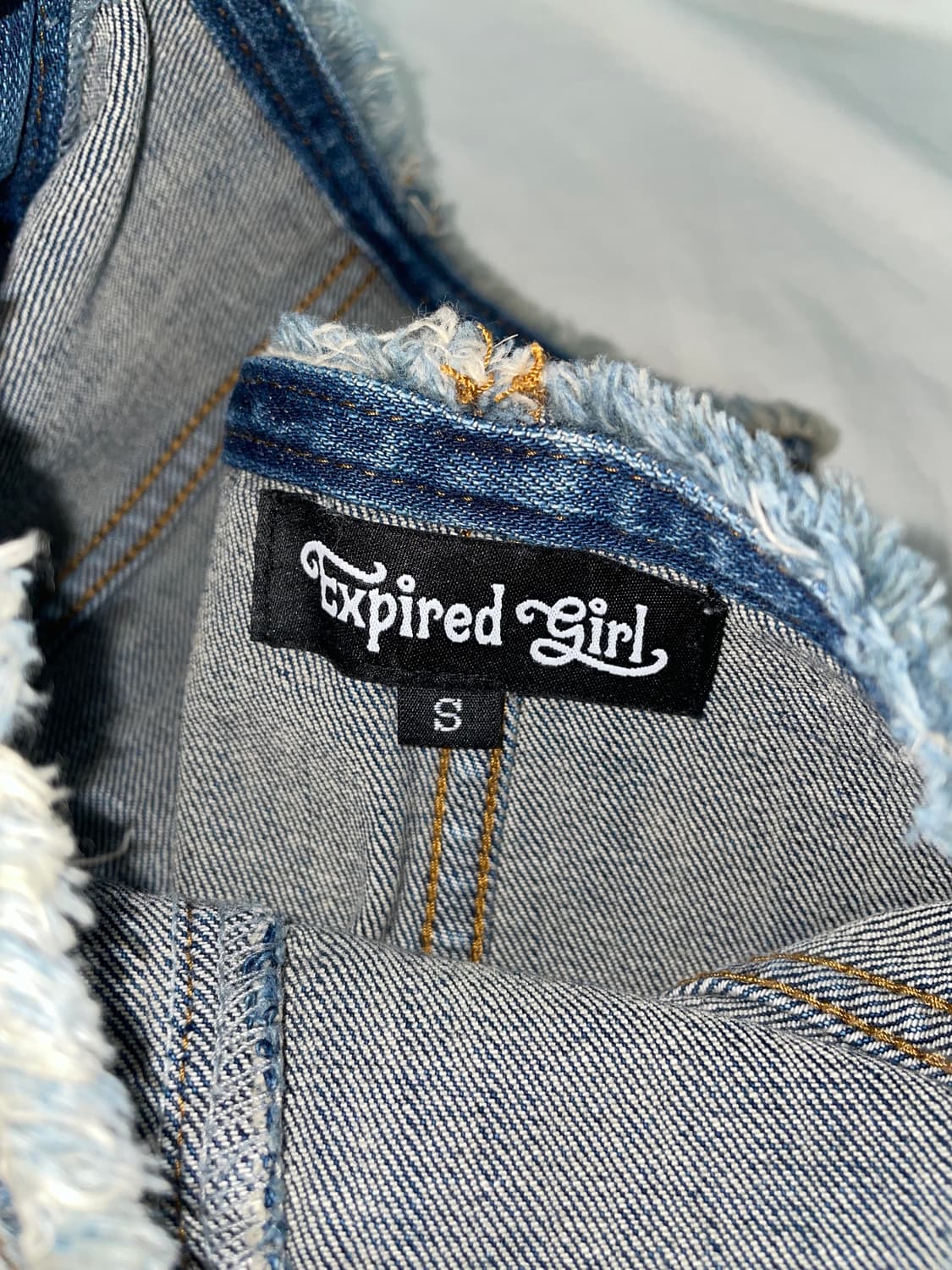 익스파이어드걸 미디 데님 스커트 라이트 s 상품이미지3