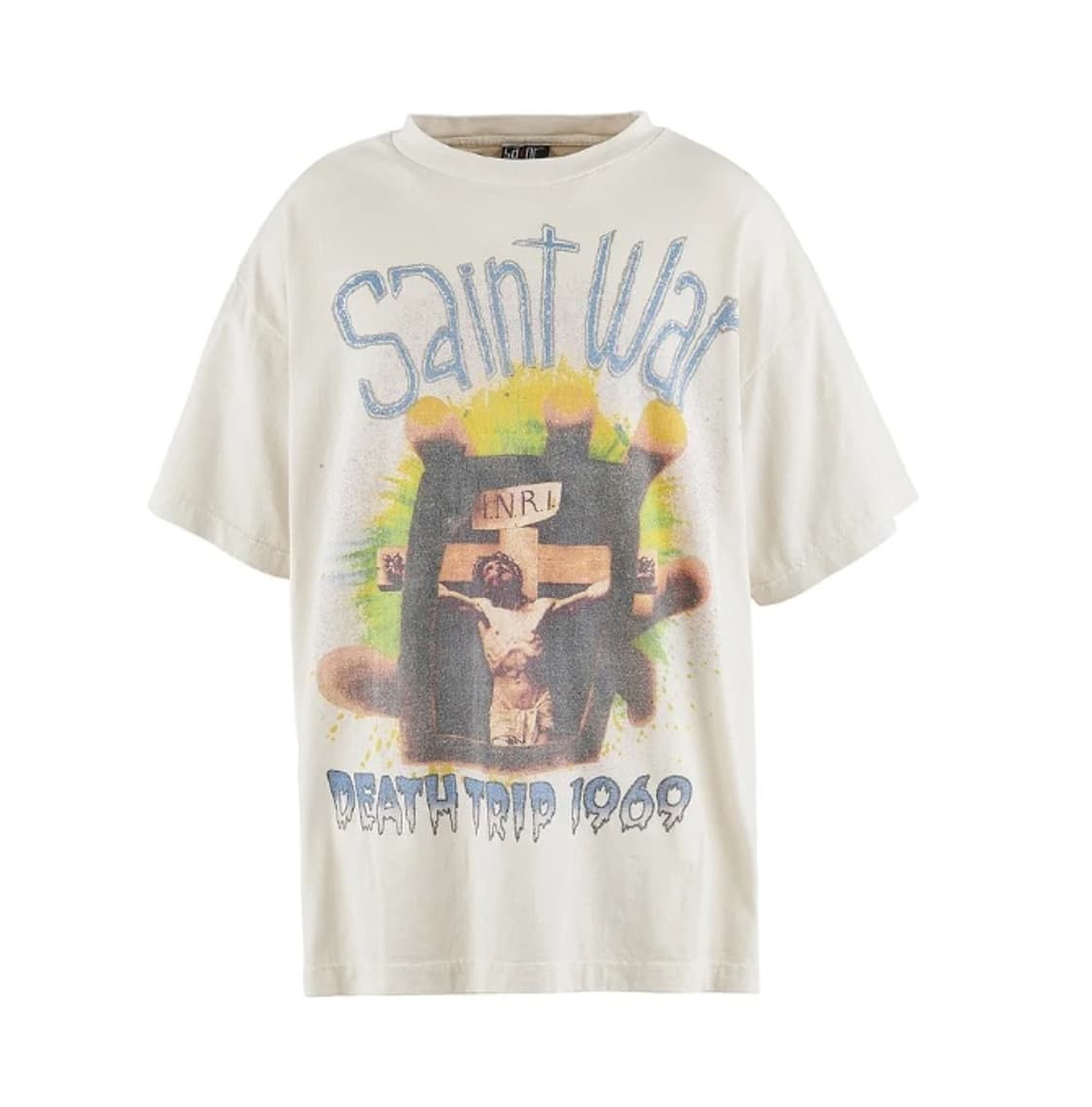 SAINT Mxxxxxx 24SS SS TEE_SAINT WAR WHIT 상품이미지1