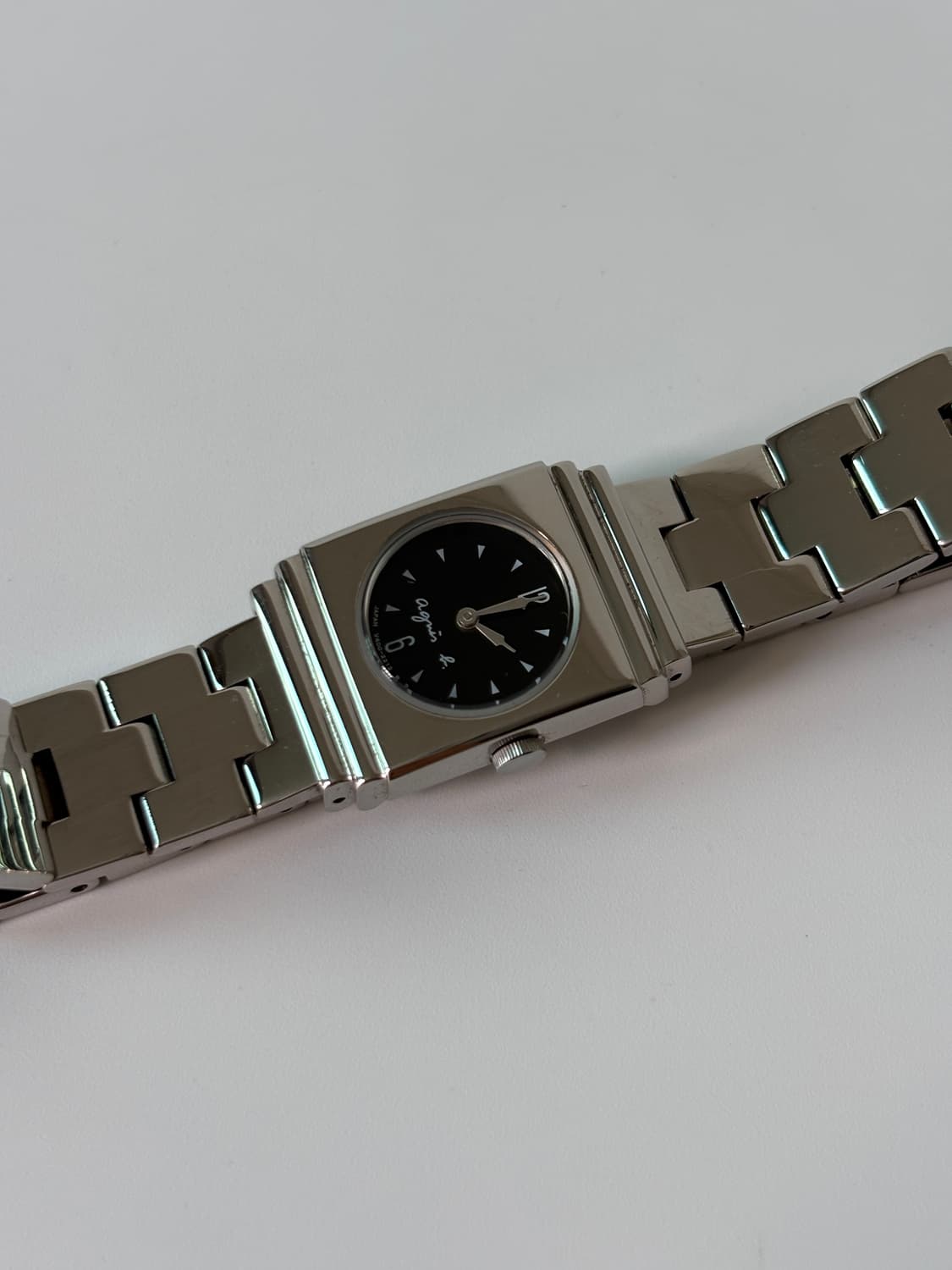Black Dial Silver Square Ladies Quartz 상품이미지3