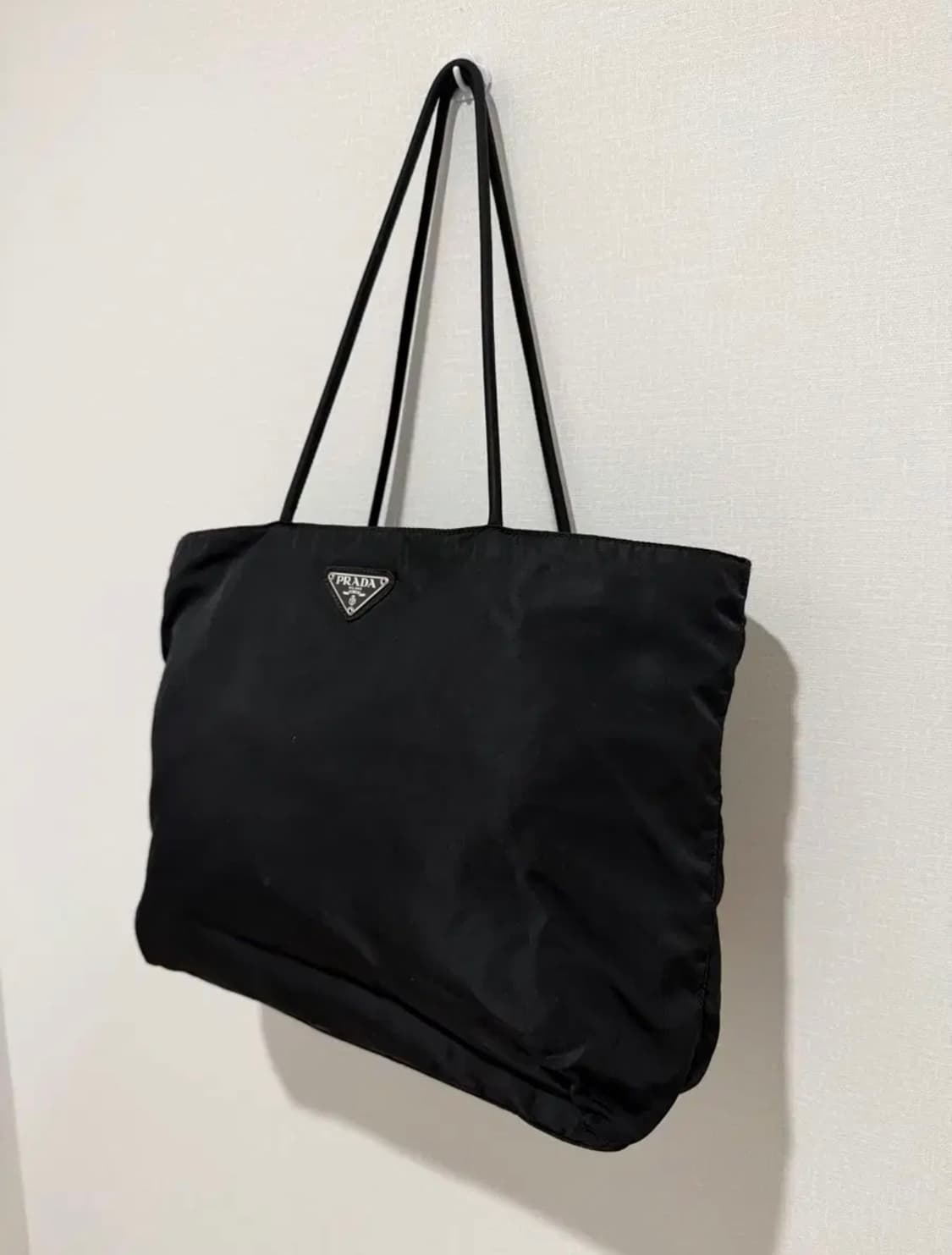정품 프라다 포코노 나일론 블랙 토트백 숄더백 상품이미지3