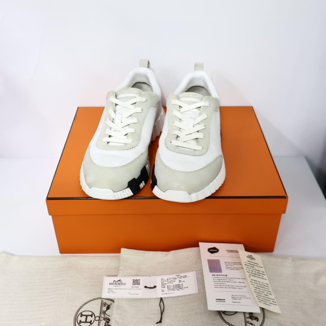 에르메스 바운싱 블랑 남성 스니커즈 40.5/255 상품이미지8