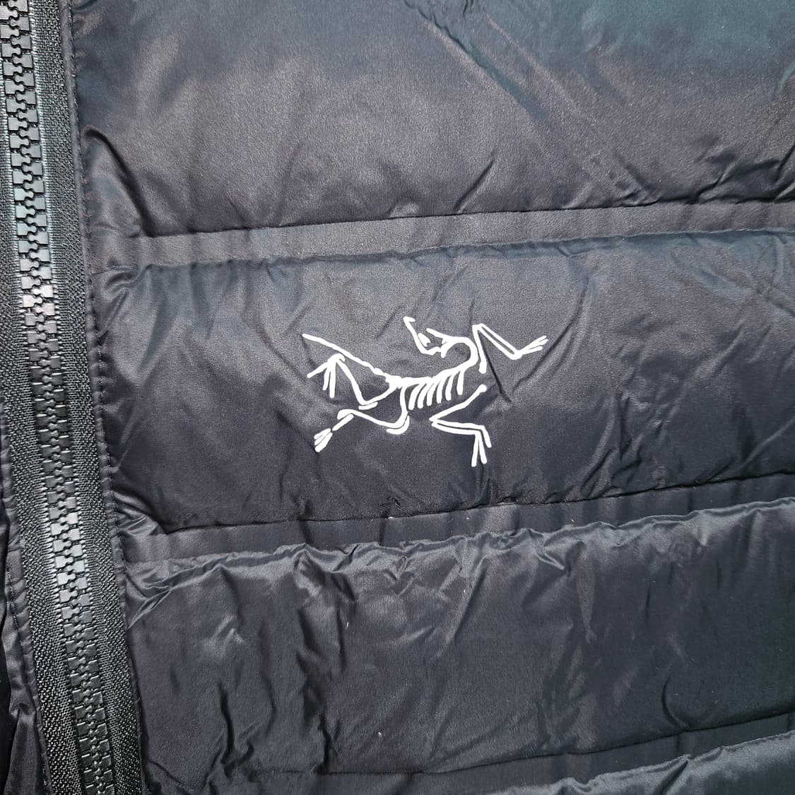 (L/100) 아크테릭스 빈티지 경량 패딩 블랙 상품이미지3