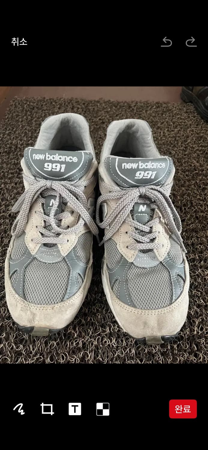 (260) 뉴발란스 991 그레이 상품이미지1