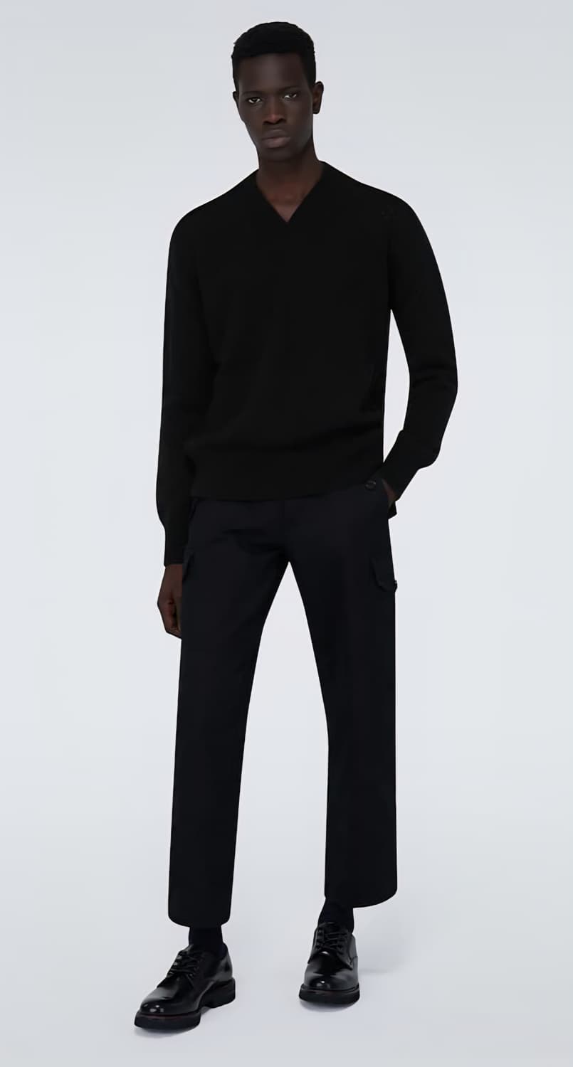 로샤스 옴므 울 브이넥 스웨터 상품이미지8