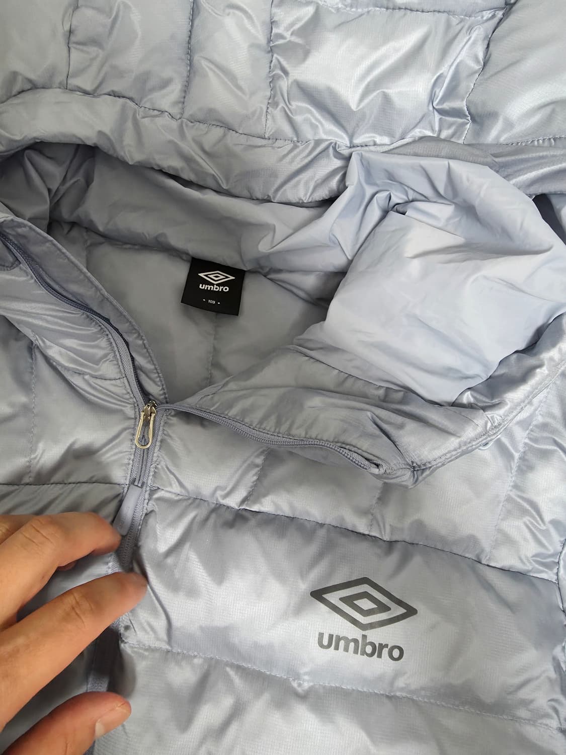 엄브로 (경량패딩) 페더플렉스  블루 100 상품이미지4