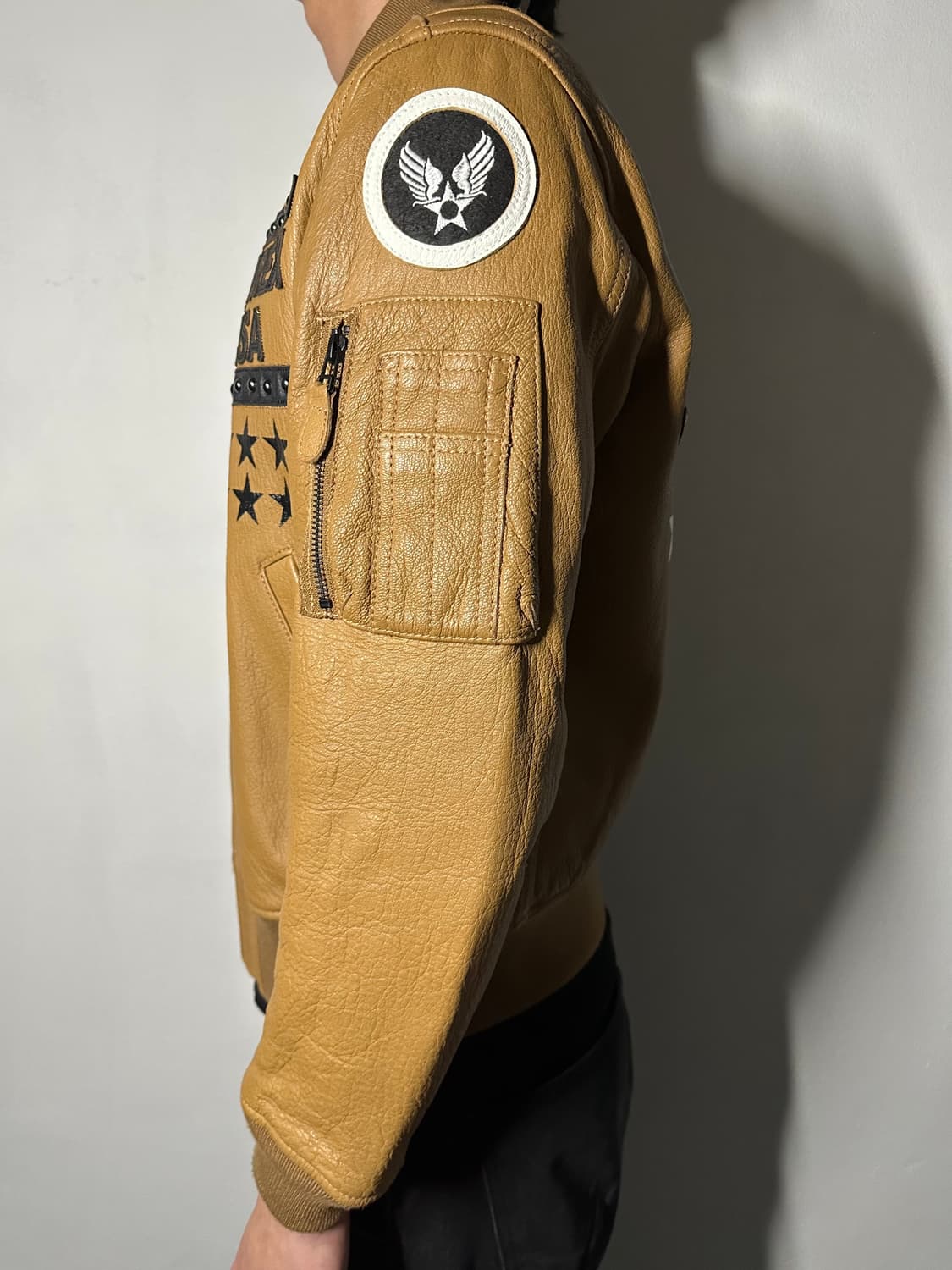 Avirex USA Flight Leather Jacket 상품이미지2