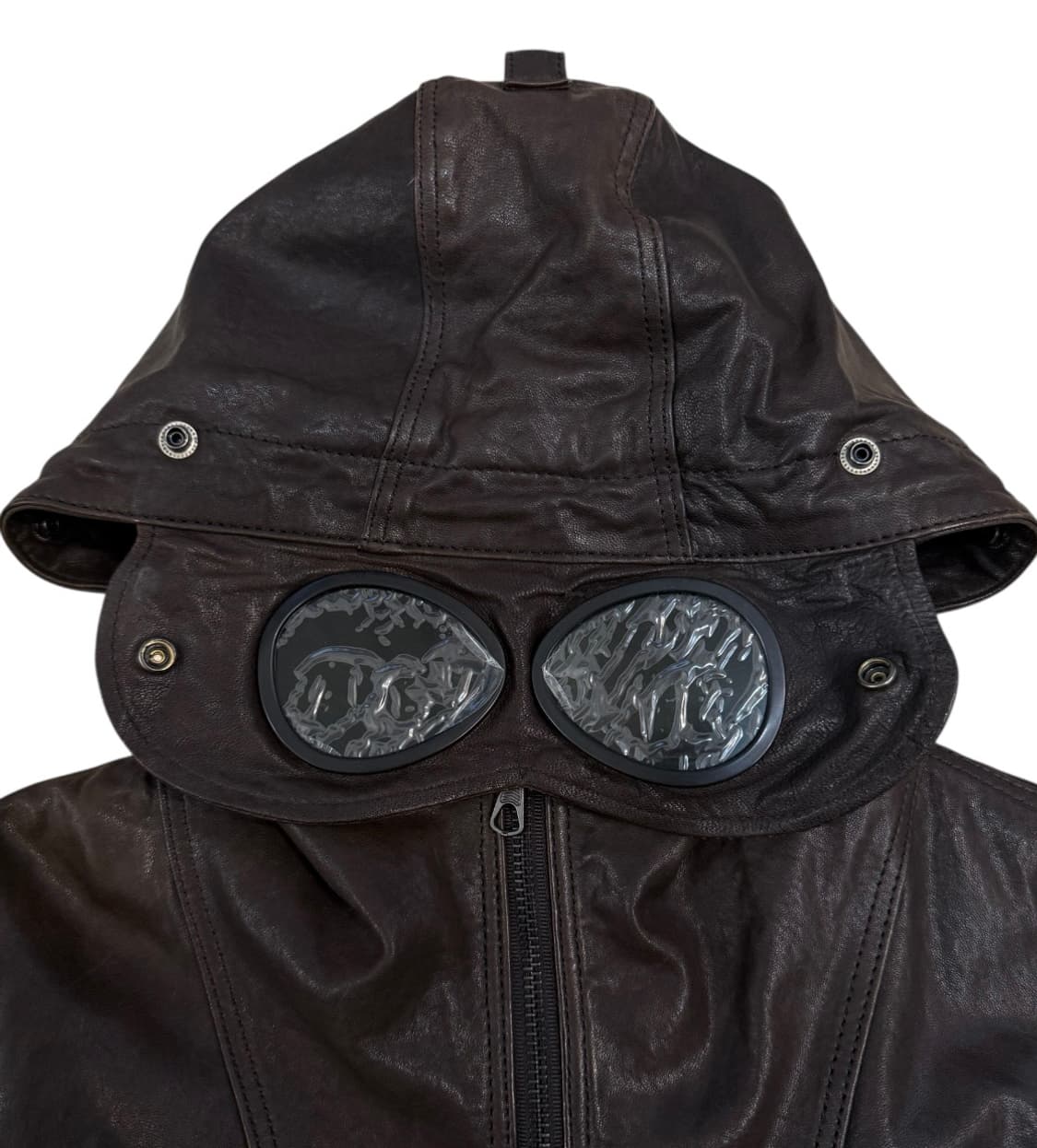 CP컴퍼니 쉽스킨 레더 고글 자켓 상품이미지7