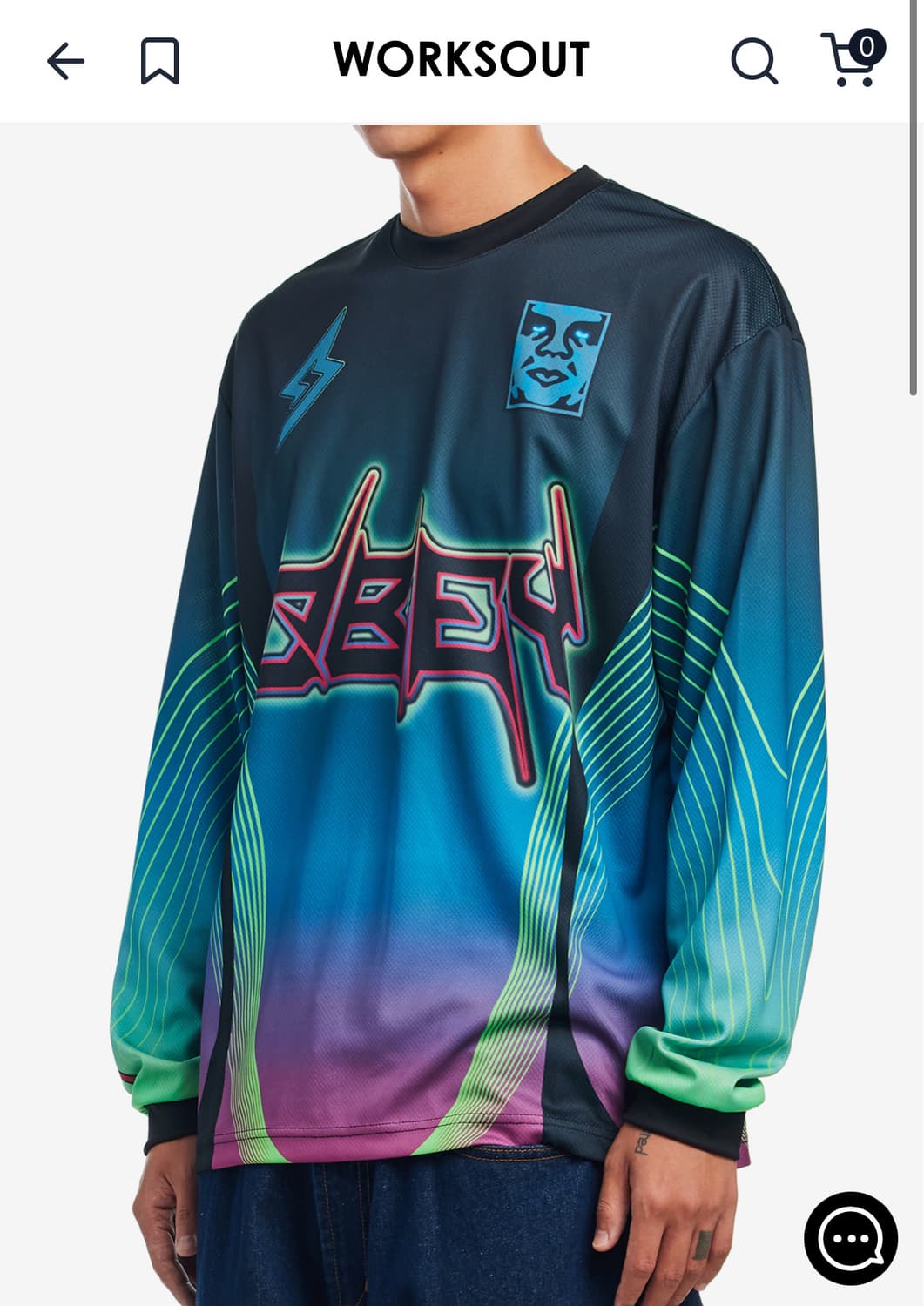 Obey x Super73 저지 볼트 롱슬리브 상품이미지1