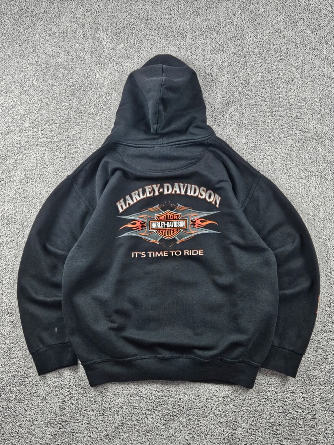 할리데이비슨 잇츠 타임 투 라이드 스웻 후드집업 (XL추정)/ 11274 상품이미지1