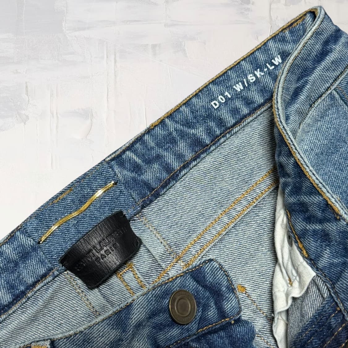 (국문탭)생로랑 15시즌 에디슬리먼 D01 스키니 진 28 상품이미지4