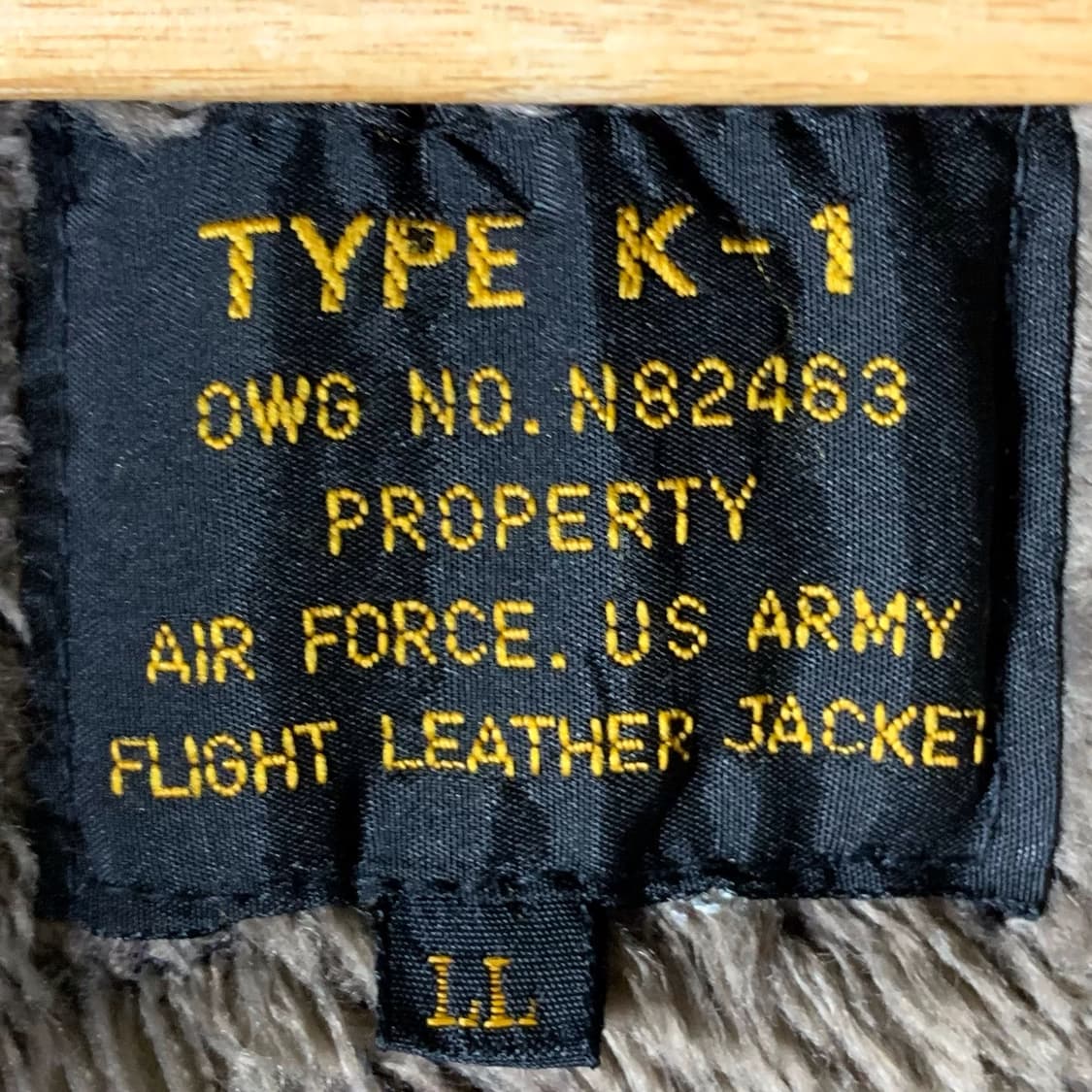 [L] 리얼 레더 플라이트 재킷 Type K-1 상품이미지4
