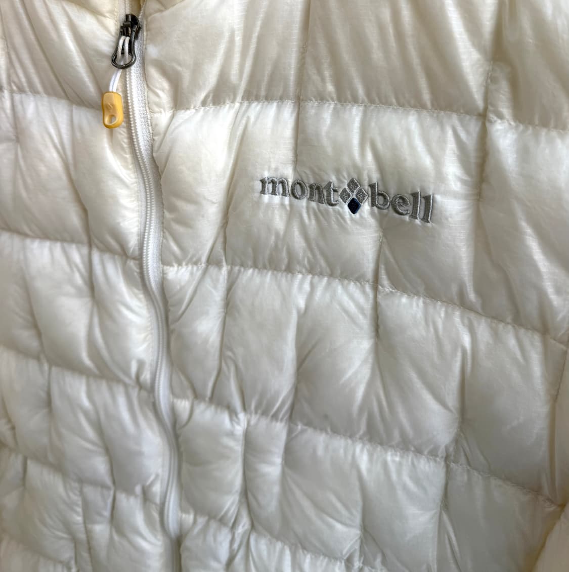 L/ 몽벨 13FW 플라즈마 EX1000 경량 패딩 크림 상품이미지9