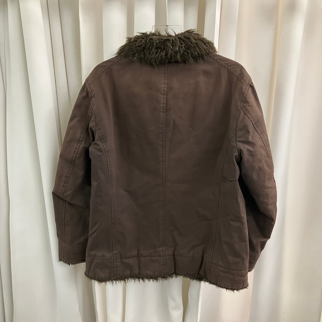 보이콧 브라운 코튼 퍼 자켓 3 상품이미지2