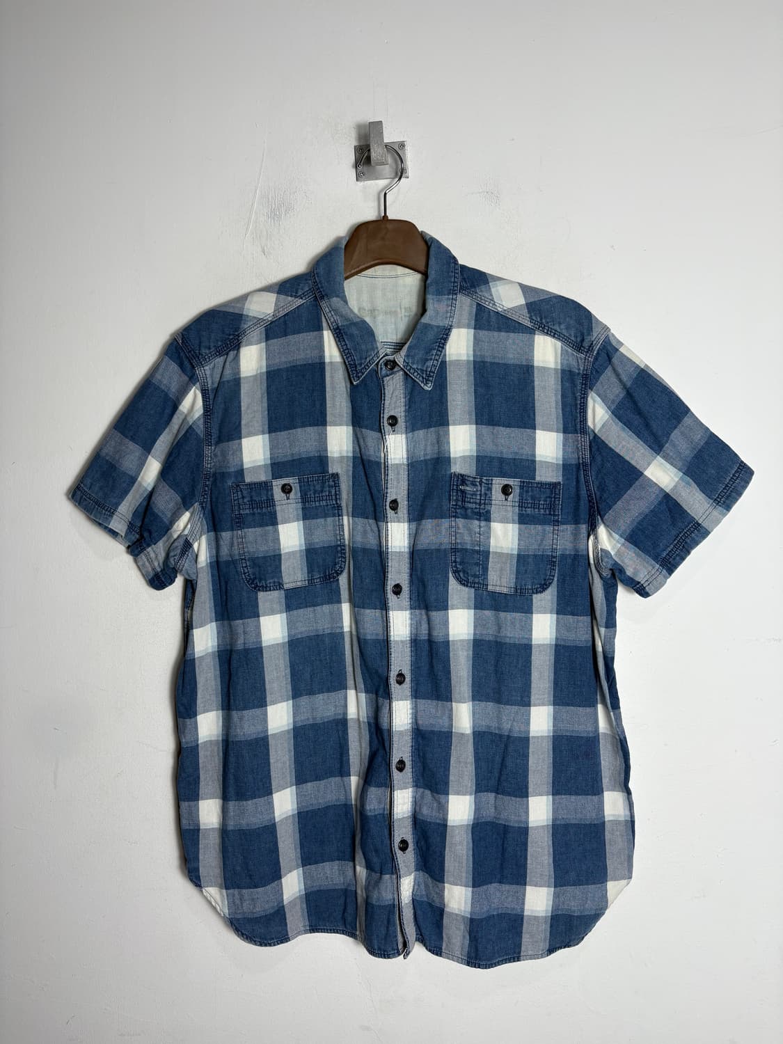 갭 체크 반팔 셔츠 상품이미지1