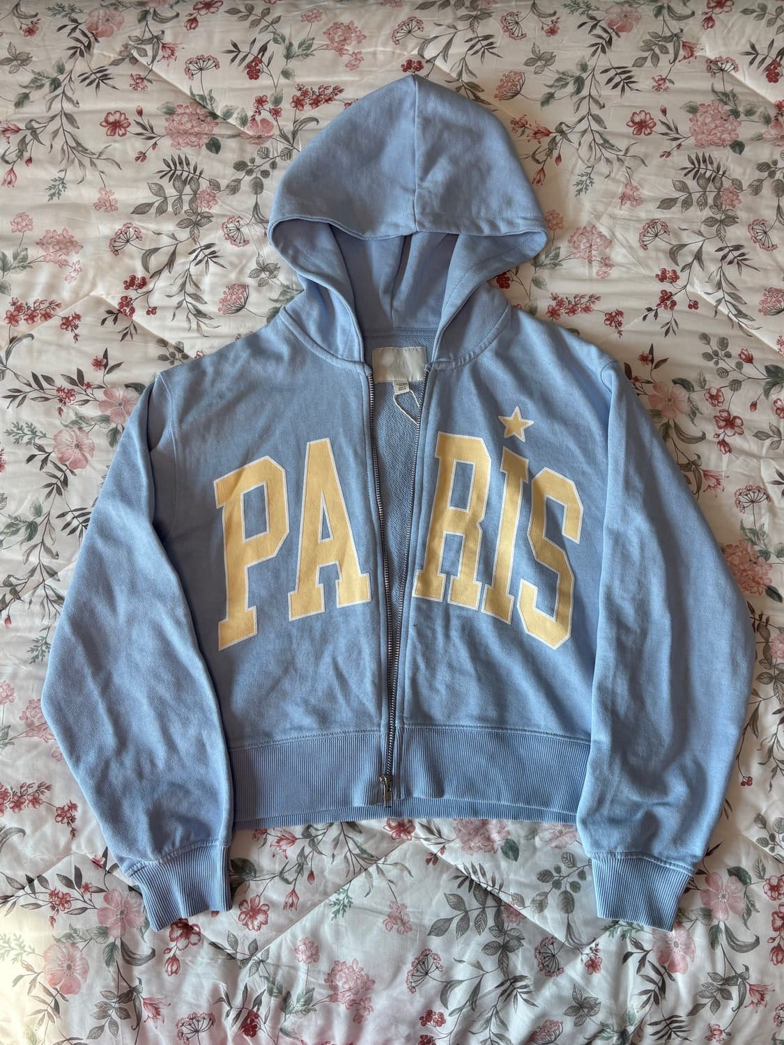 자라 파리 세미 크롭 후드집업 상품이미지4