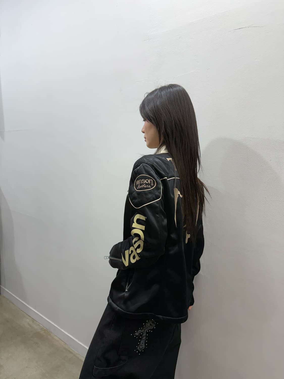 밴슨 X TFOA 투웨이 지퍼 바이커 자켓 상품이미지5