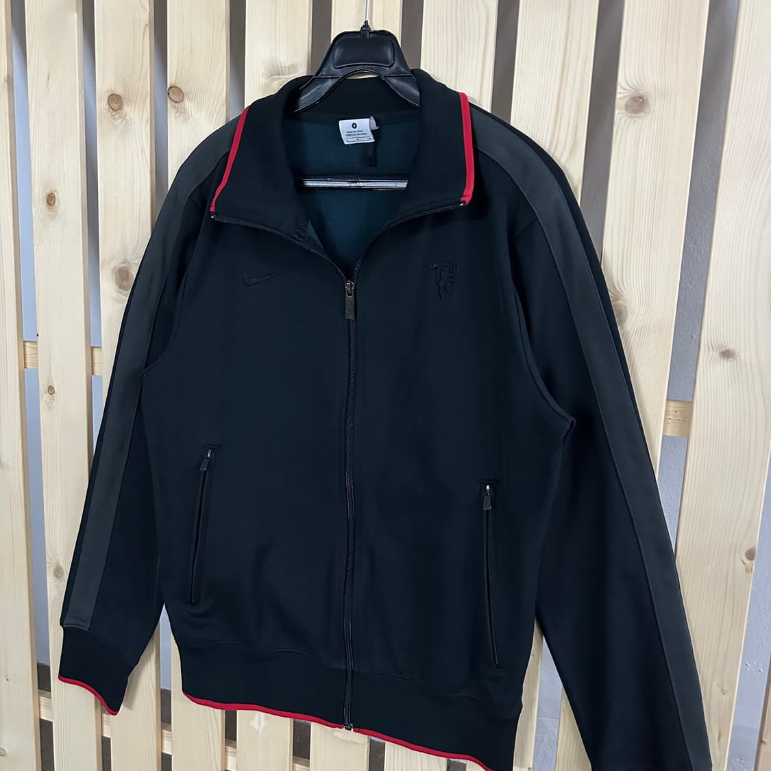 (S) 나이키 맨체스터 유나이티드 블랙 져지 트랙탑 상품이미지2