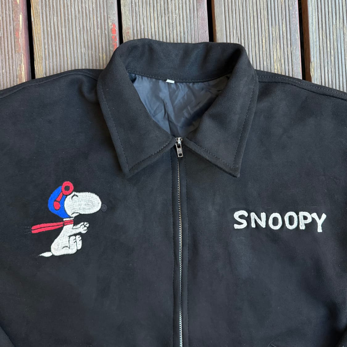 스누피 수베니어 스웨이드 자켓 상품이미지2