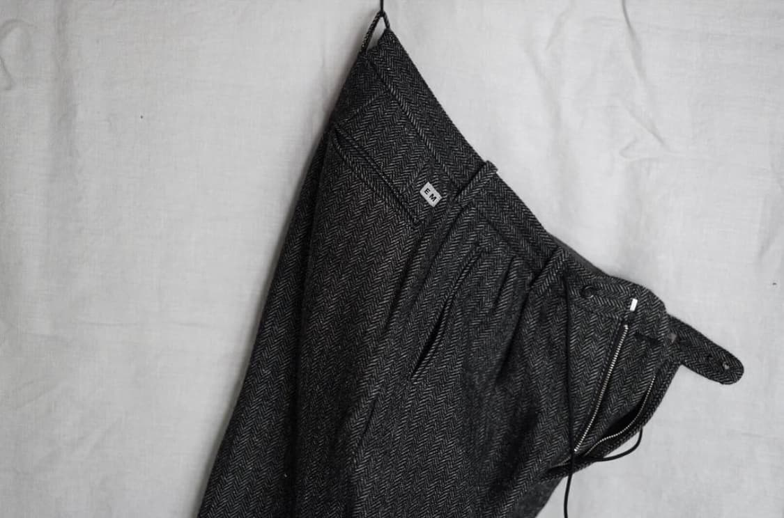 ends and means wool linen pants 상품이미지1