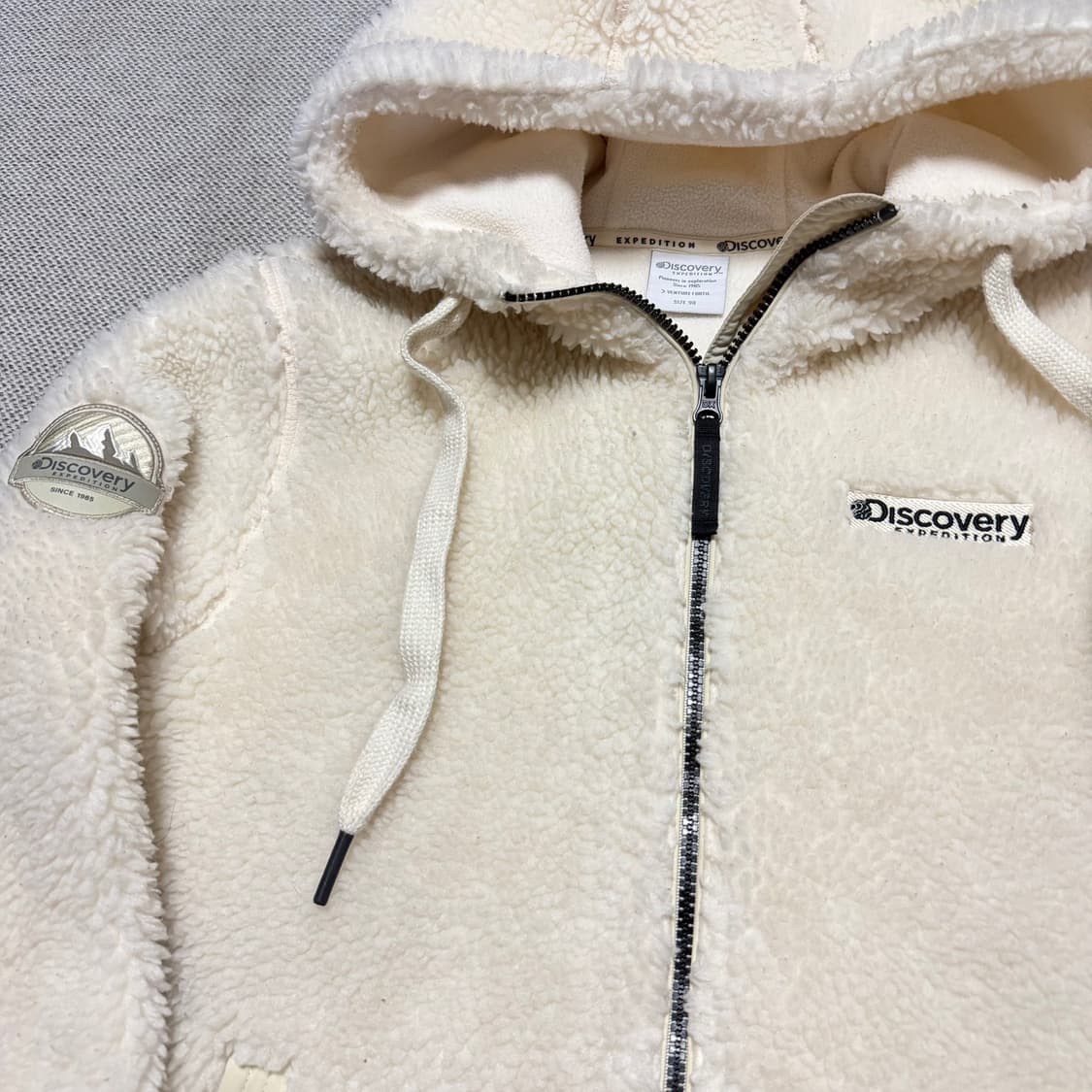 디스커버리 플리스 후드집업 상품이미지2