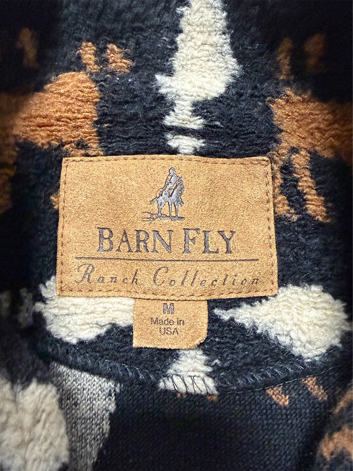 80s USA 말 그래픽 플리스 자켓 상품이미지8