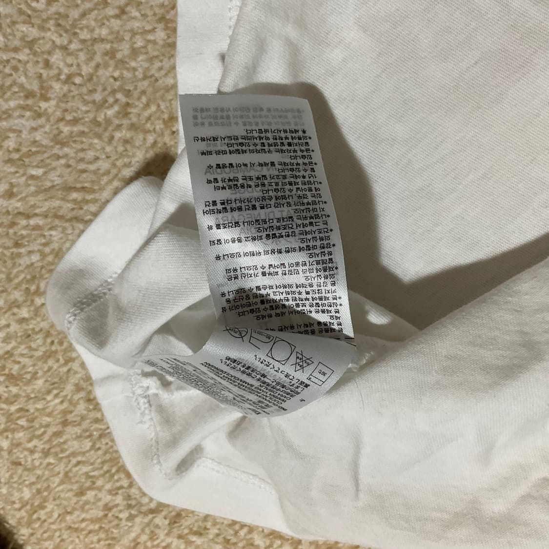 아디다스 딱붙 반팔 티셔츠 도트 호피 달마시안 패턴 빅 로고 슬림핏 상품이미지7