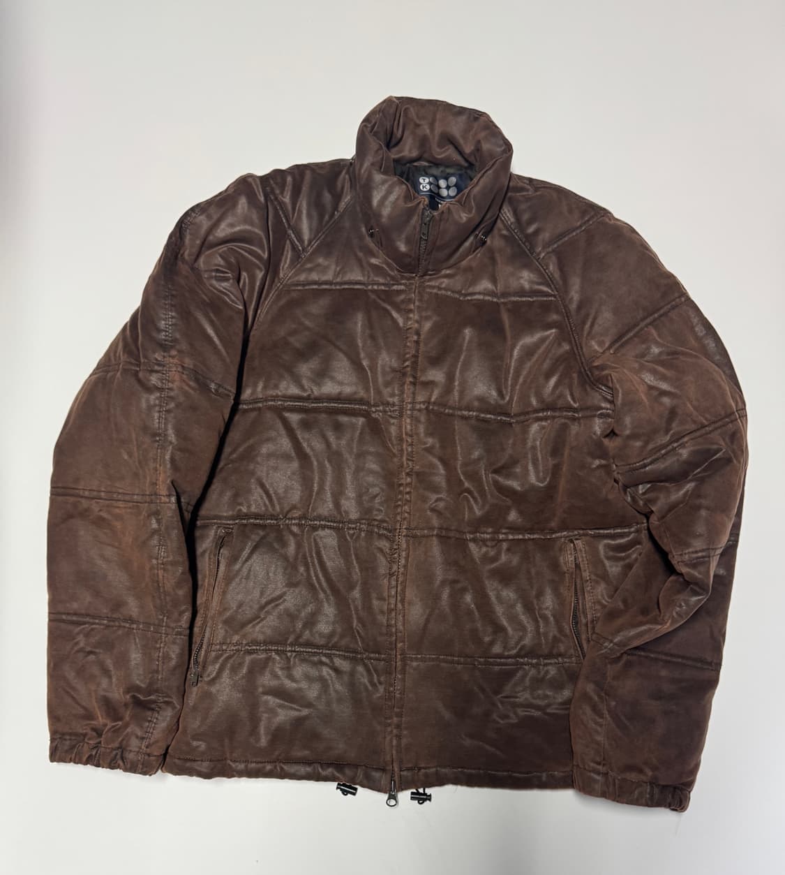 희귀!! 타케오키쿠치 일본 빈티지 브라운 점퍼 L 상품이미지1