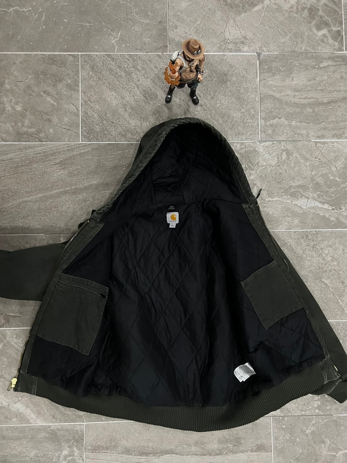 (L) 칼하트 후드 덕 액티브 자켓 J130 MOS 모스그린 상품이미지3