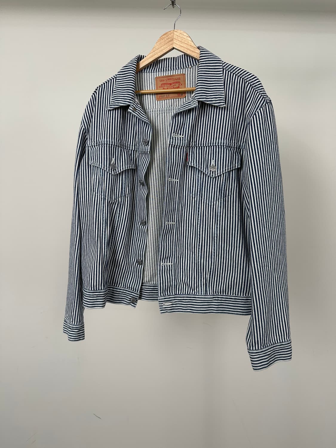 리바이스x니고 557XX 히코리 스트라이프 트러커 자켓44(XL) 상품이미지2