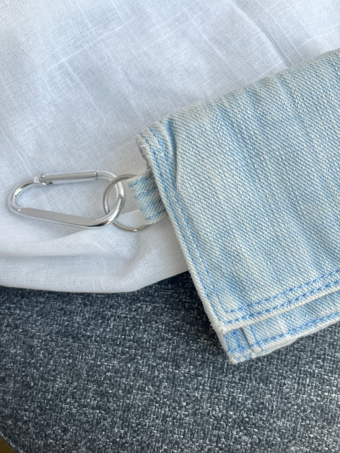 Porter 포터 데님 지갑 라이트 블루 상품이미지4