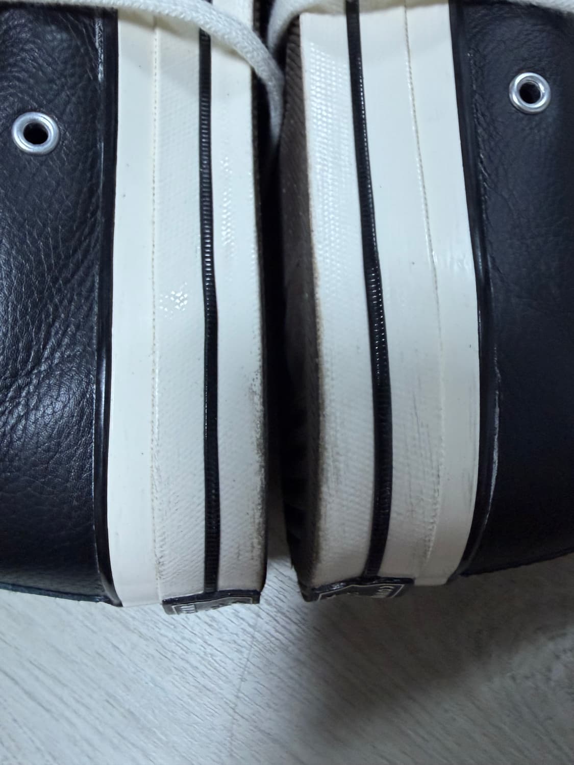 컨버스 척 70 하이 시즈널 레더 블랙 170369C 상품이미지6