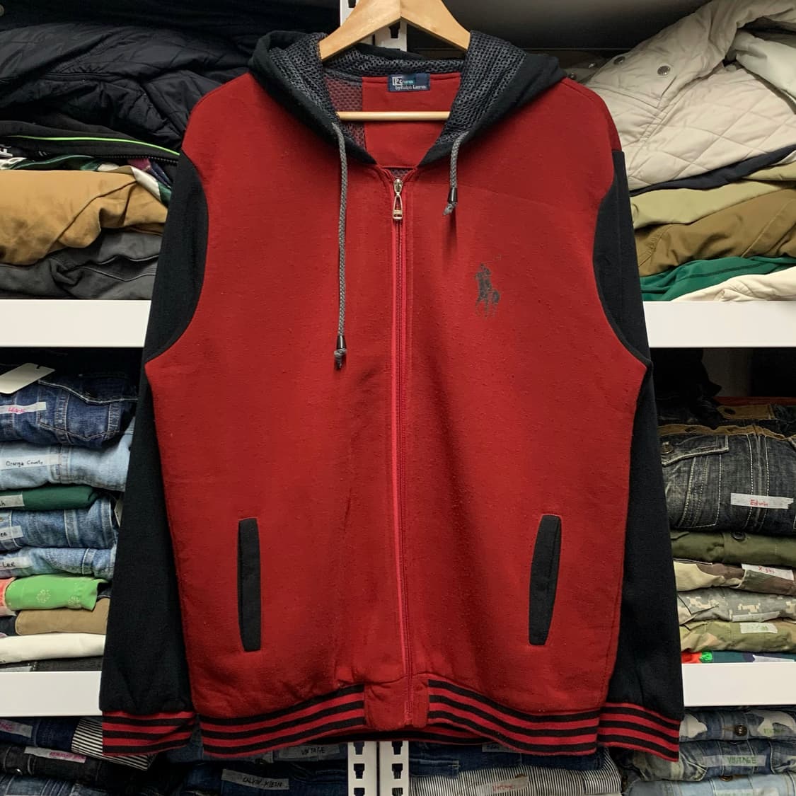 [L] 폴로 랄프로렌 매쉬 후드집업 상품이미지2