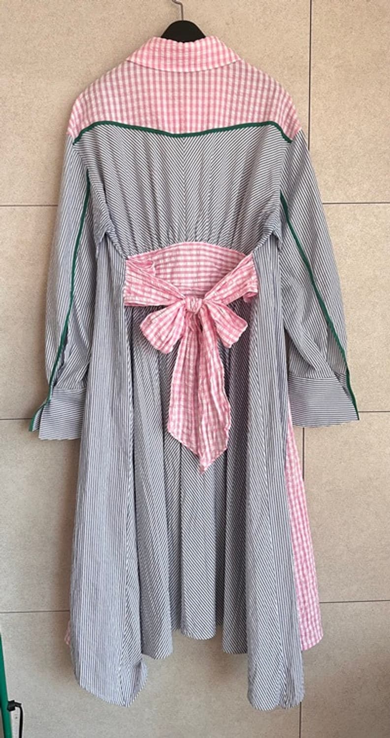 새) 오즈세컨 지지미 블럭원피스  상품이미지8