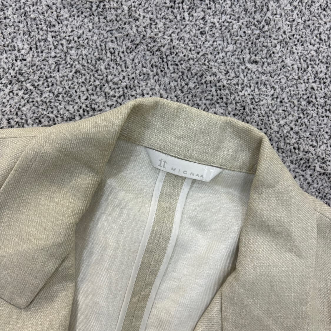 82 잇미샤 린넨 자켓 0407J 상품이미지3