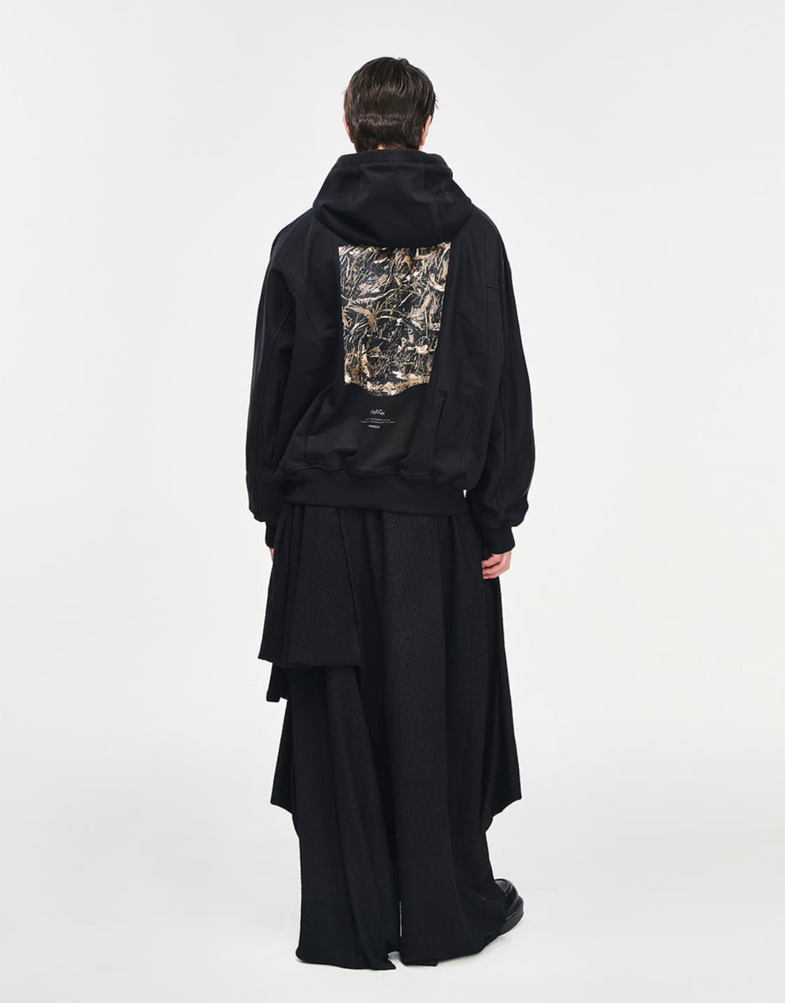 송지오 컬렉션 폴립티크 페인트 집업 블랙 SI2TS717BK 48 상품이미지3