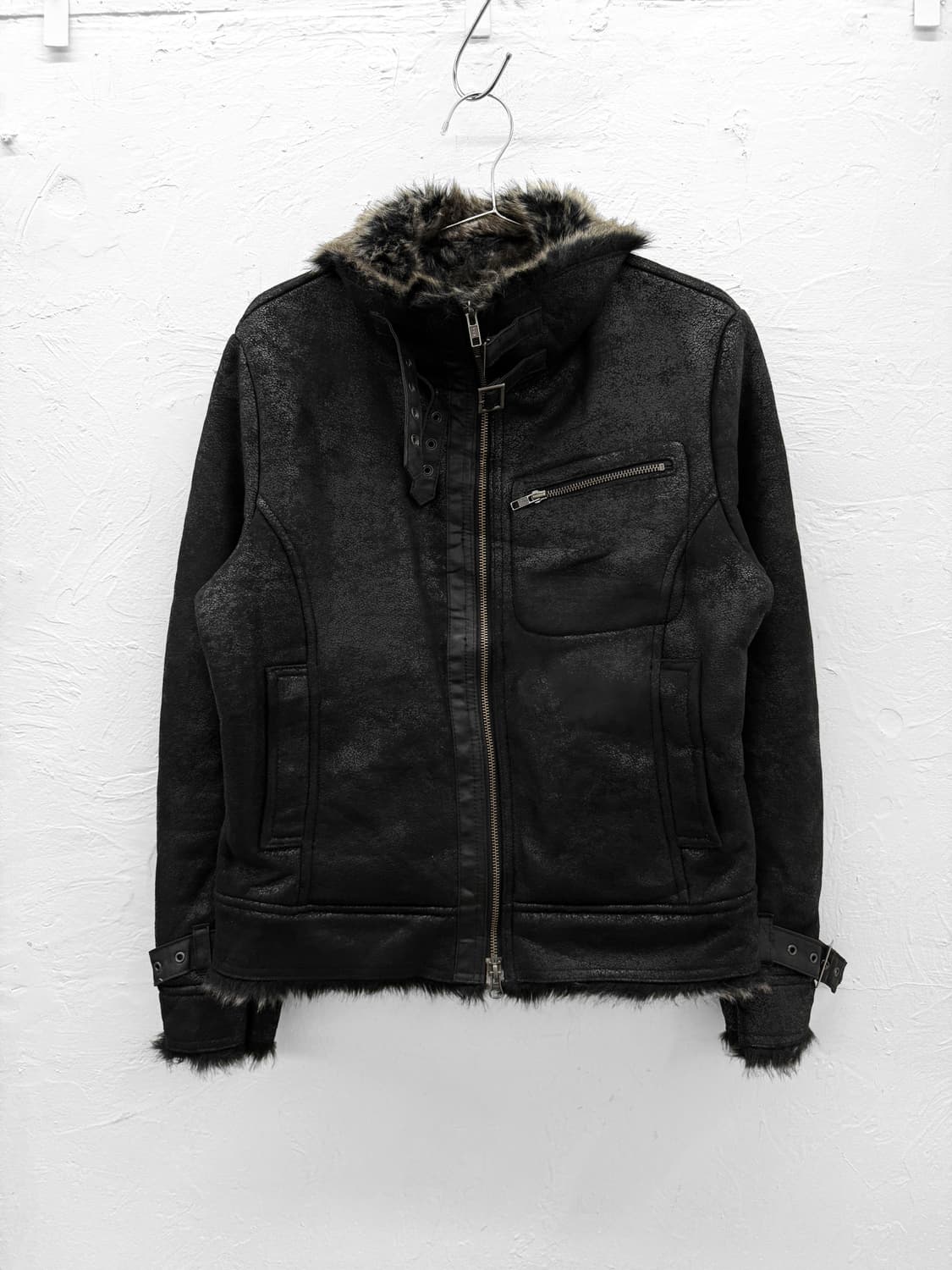 difference rupert 스모크 워시 퍼 자켓 상품이미지1