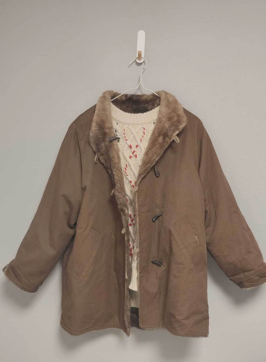 모리걸무드 워크웨어 차이나넥 하프점퍼 상품이미지1