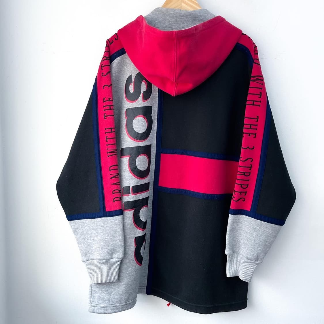 아디다스 x 데상트 90s 트레포일 올드스쿨 후드집업 상품이미지7