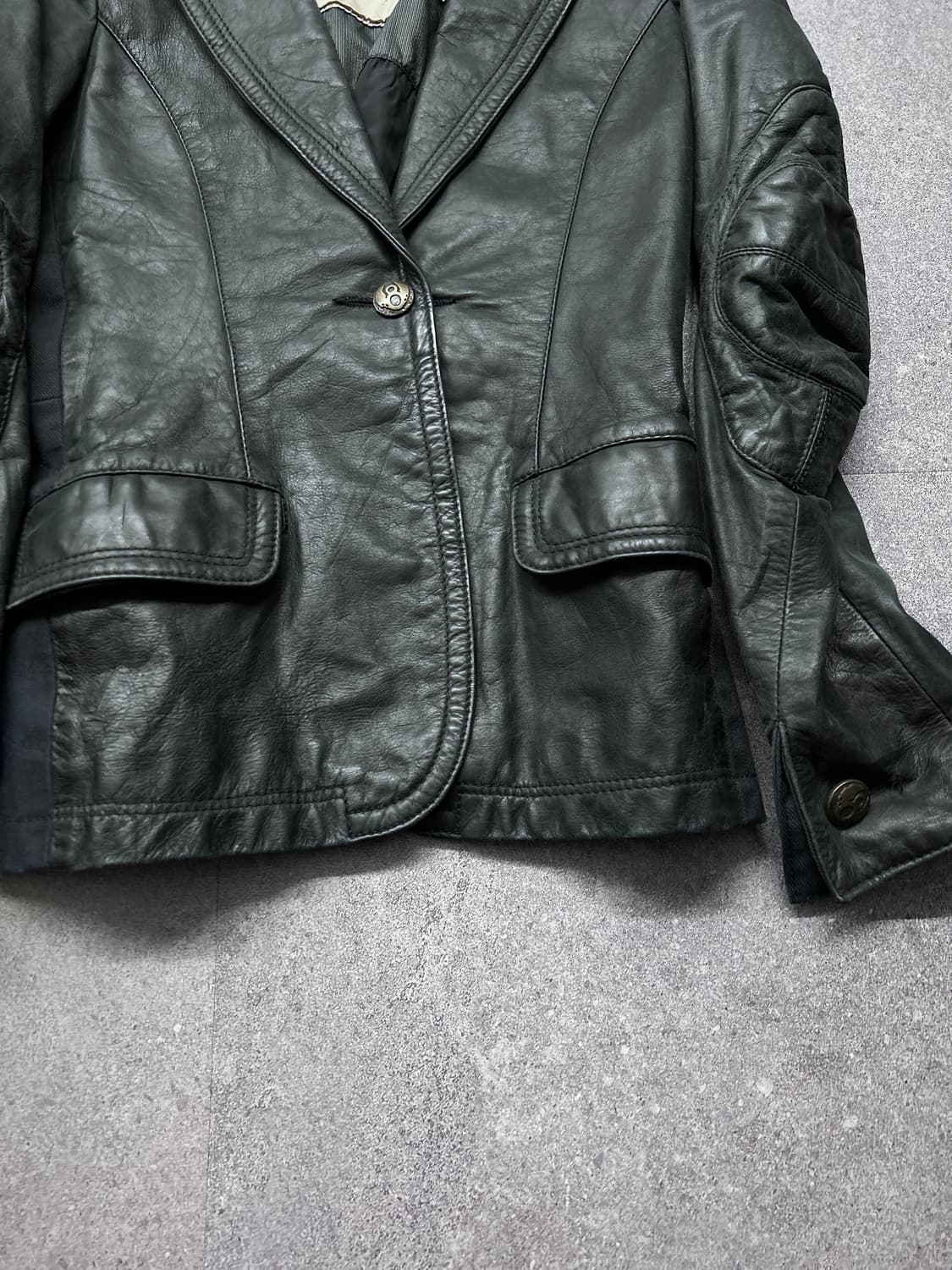 커프링크스 엘보우 패치 베라 펠레 자켓 상품이미지4