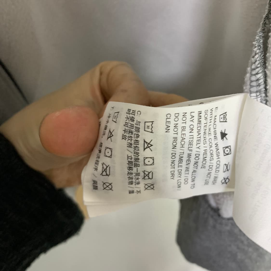 나이키 베이직 후드 집업 S 빈티지 그레이 상품이미지6