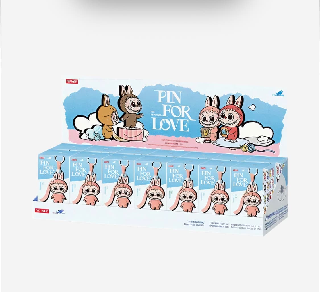 팝마트 미니 라부부 비밀번호 시리즈 키링 세트 (N-Z) 상품이미지1