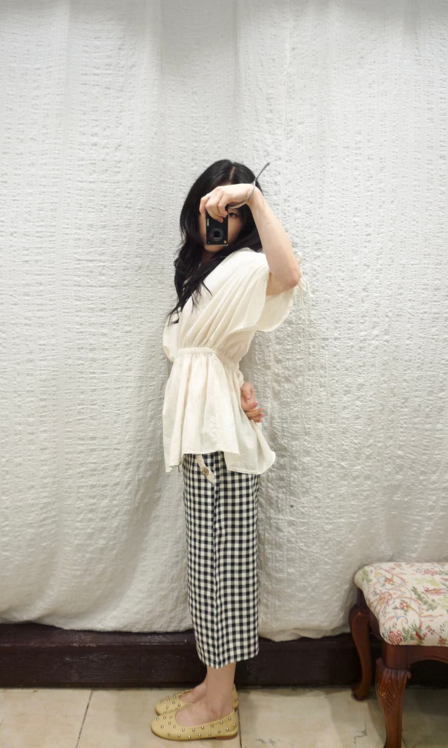 lace buttons half pants 상품이미지4