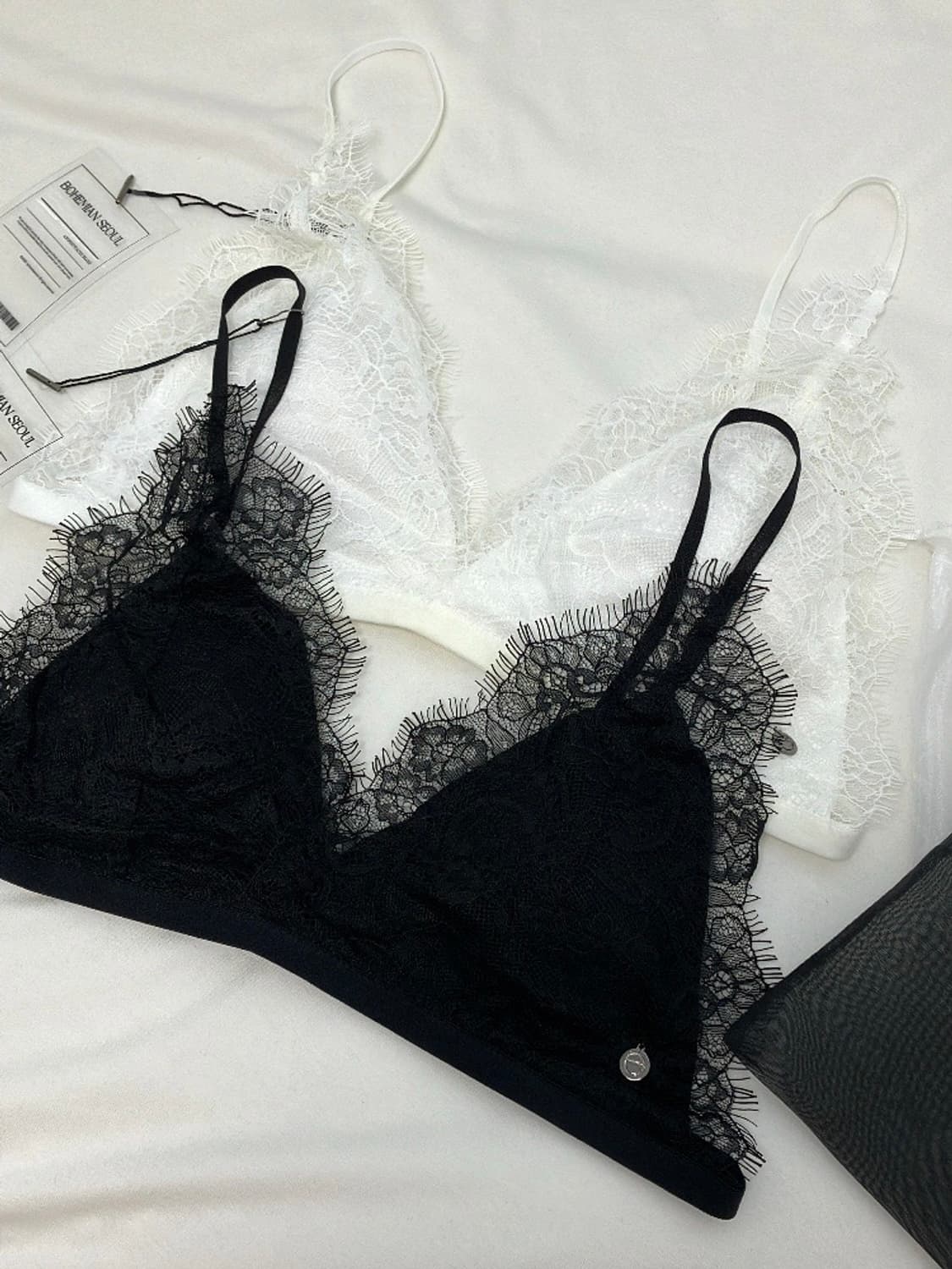 보헤미안서울 레이스 브라렛 블랙 상품이미지1