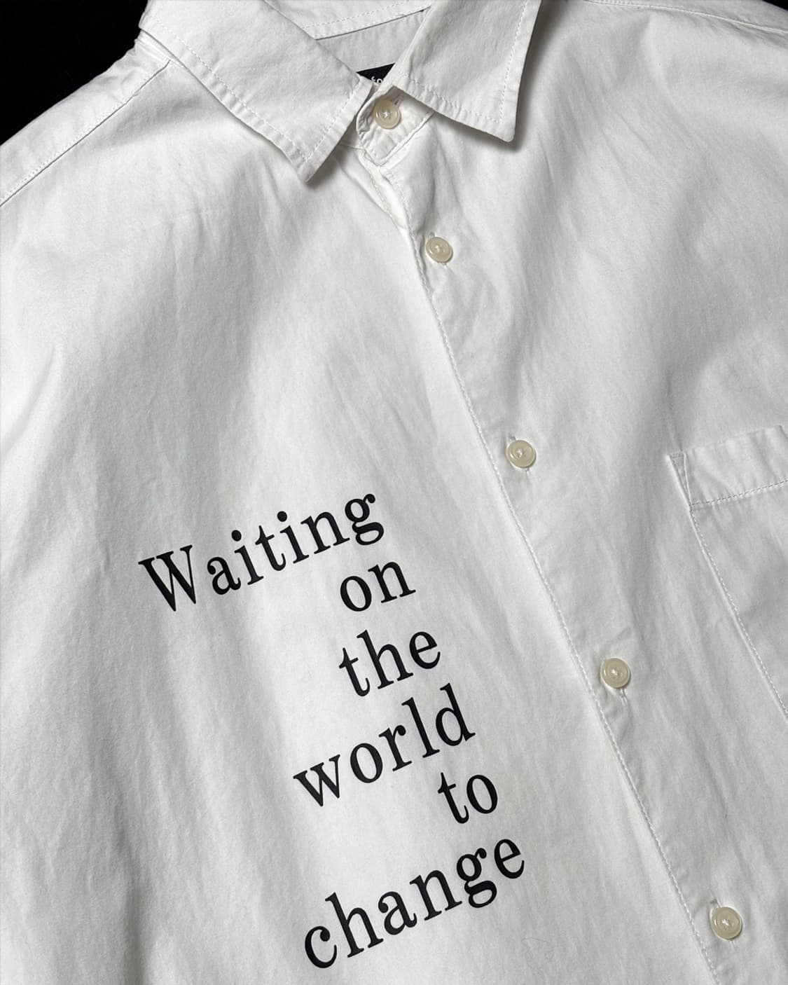 일본빈티지 DOUBLE FOCUS 그래픽 셔츠 상품이미지2